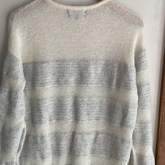 Something Navy Metallic Stripe Sweater Dress - Picture 10 of 15